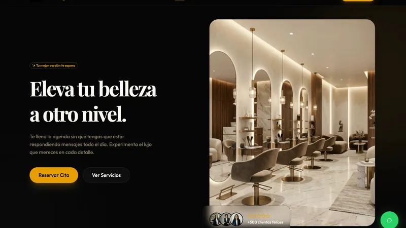 Captura de Eleva tu Belleza: GlowUp Studio